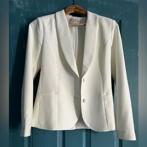 Adelyn Rae Women's Blazer in warm white